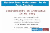 4-10-2011 Masterclass Syntens/Vrije Universiteit Amsterdam