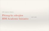 Registrace do programu IBM Academic Initiative