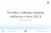 Trendy v display reklamě - Linda Hlaváčová - H1.cz