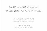Elektronické knihy na Univerzitě Karlově v Praze