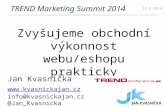 Zvyšujeme obchodní výkonnost eshopu/webu prakticky | TREND Marketing Summit 2014 | 12.6.2014