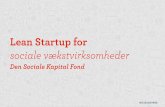 Lean startup for socialøkonomiske iværksættere
