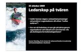 IFL - Ledarna "Ledarskap på tvären" Gunnar Westling 20091015