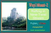 Wuyi Mount~2 Rafting in Nine-Twist Stream (武夷山~2 九曲溪漂流)