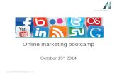 Online Marketing Bootcamp - Mobile | October 2014
