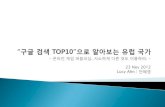 유럽 국가별 구글 검색 Top10 lucy ahn 안혜영 2012 11 23