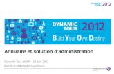 UGAP - Dynamic Tour - Annuaire et solution d'administration