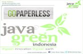 Go paperless campaign presentation (Java Green Indonesia)