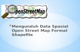 Mengunduh data spasial open street map format shapefile