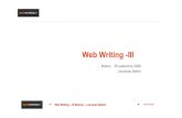 Web Writing Pills -links & lists