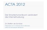 ACTA 2012: Der Smartphone-Boom verändert die Internetnutzung