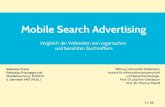Masterarbeit: Mobile Search Advertising – Vergleich der Webseiten von organischen und bezahlten Suchtreffern