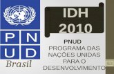 IDH 2010-PROFESSOR LUÍS