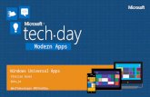 Ms techday  - Windows Universal Apps
