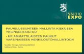 Markku Kivioja: Palvelussuhteen hallinta Kiekussa yksinkertaistuu – HR-ammattilaisten paukut varsinaiseen henkilöstöhallintoon