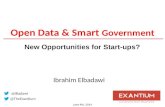 Open Data & Smart Government by Exantium - ArabNet Digital Summit 2014