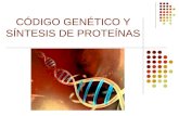 CÓDIGO GENÉTICO Y SÍNTESIS DE PROTEÍNAS. Sumario Mitosis y meiosis Código genético y síntesis de proteínas: 1. Concepto de gen 2. Estructura del ADN 3.