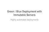 Green / Blue Deployment with Immutable Servers