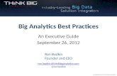 Big analytics best practices @ PARC