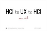 HCI to UX to HCI - Parte A