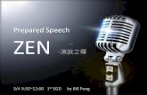 Prepared speech ZEN