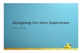 Designing For User Experience