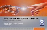 Microsoft Robotics Studio Miguel Angel Ramos Barroso MVP ASP.NET Microsoft Code Camp Junio 2007.
