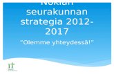 Seurakunnan strategia 2012-2017