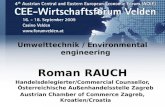 2009. Roman Rauch. Kroatien. Erneuerbare Energie. Energieeffizienz. CEE-Wirtschaftsforum 2009. Forum Velden.