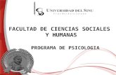 FACULTAD DE CIENCIAS SOCIALES Y HUMANAS PROGRAMA DE PSICOLOGIA.