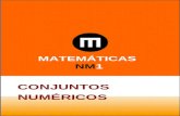 MATEMÁTICAS NM1 CONJUNTOS NUMÉRICOS. CONJUNTOS NUMÉRICOS 1 Matemáticas NM 1 Números Conjuntos Numéricos Números Naturales Números Enteros Regularidades.