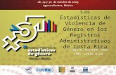 Las Estadísticas de Violencia de Género en los Registros Administrativos de Costa Rica Lidia M. González Vega INEC-Costa Rica.