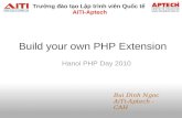 3. build your own php extension   ai ti aptech