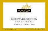 SISTEMA DE GESTIÓN DE LA CALIDAD Normas ISO 9001 - 2008 Beatriz García - Delia Santa María Capacitación, Mayo 2010.