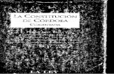 La Constitucion de Cordoba - Comentada - Pedro Jose Frias y Otros