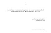Analiza Merceologica a Espressorului Philips Saeco Intelia HD