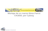 Montaje de un manos libres Parrot CK3000, por Cyborg clubscenic2 :: foroscenic2.com.