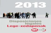 Disposiciones 2013 DEFINITIVAS