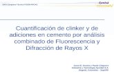 XXVI Congreso Técnico FICEM-APCAC Cuantificación de clinker y de adiciones en cemento por análisis combinado de Fluorescencia y Difracción de Rayos X Joost.