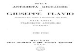 Giuseppe Flavio - Delle Antichita Giudaiche Vol.1