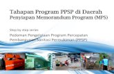 Tahapan Penyusunan Memorandum Program Sanitasi (MPS)