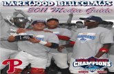 2011 LAKEWOOD Blueclaws Media Guide