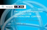 ENCUESTA COOPERATIVA IMAGINACCION UNIVERSIDAD CENTRAL Encuesta Cooperativa – Imaginaccion – Universidad Central. 13 MAYO 2013.
