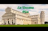 La Toscana Pisa Plano de la ciudad. La visita se limita esencialmente al Campo de los Milagros.
