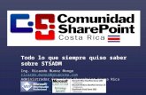 Todo lo que siempre quiso saber sobre STSADM Ing. Ricardo Munoz Monge ricardo.munoz@grupocma.comricardo.munoz@grupocma.com Administrador Comunidad SharePoint.
