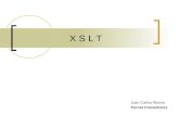 X S L T Juan Carlos Alonso Tecnet Consultores. Para que sirve XSLT ? Documentos XSLT (Extensible Stylesheet Transformations) es tecnología para procesar.