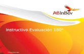 ©Anheuser-Busch InBev Instructivo Evaluación 180°.