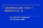 COINFECCION VIH Y HEPATITIS B Luz Martín-Carbonero 15-Octubre-2009.