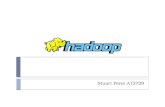 Stuart Pérez A12729. Agenda Que es Hadoop Porque usarlo Componentes de Hadoop HDFS MapReduce Cluster Hadoop (HDFS + MR) Hadoop Scheduler Conclusiones.