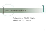 1 L05 - Esercitazione Sviluppare SOAP Web Services con Axis2.